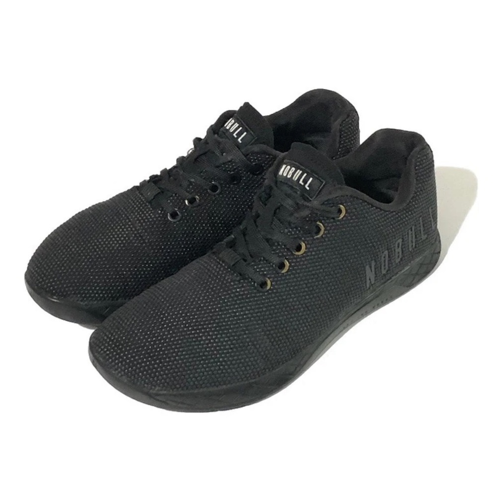 NOBULL Black Superfabric Trainer Training Shoe Unisex Black Gum